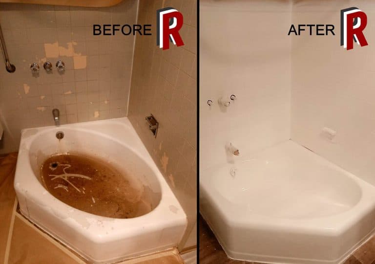 average cost to resurface bathtub